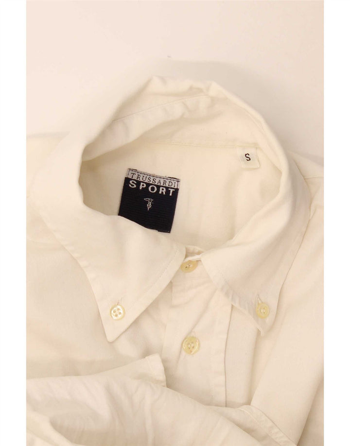 Camicia Trussardi Uomo Piccola Bianca