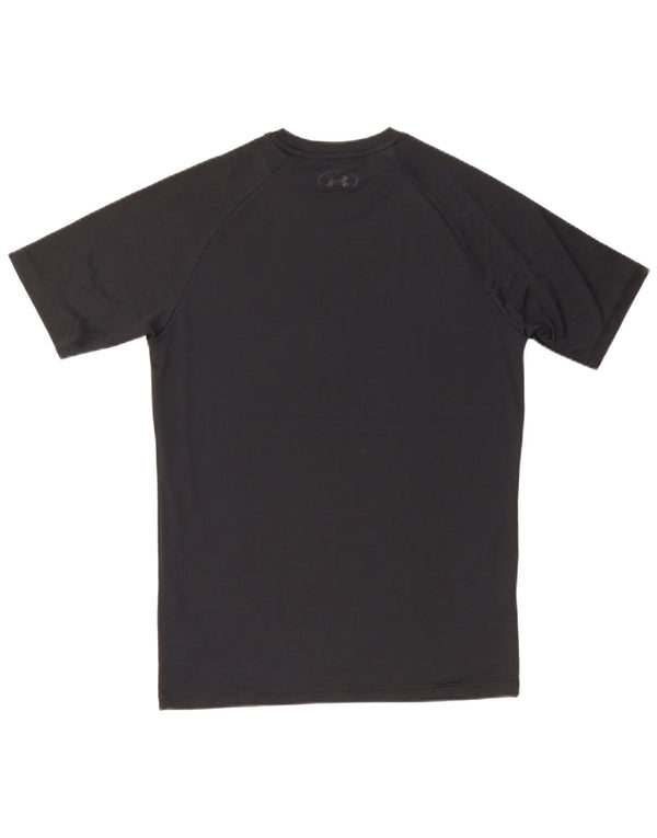 Maglietta grafica da uomo Under Armour Heat Gear Top piccola nera