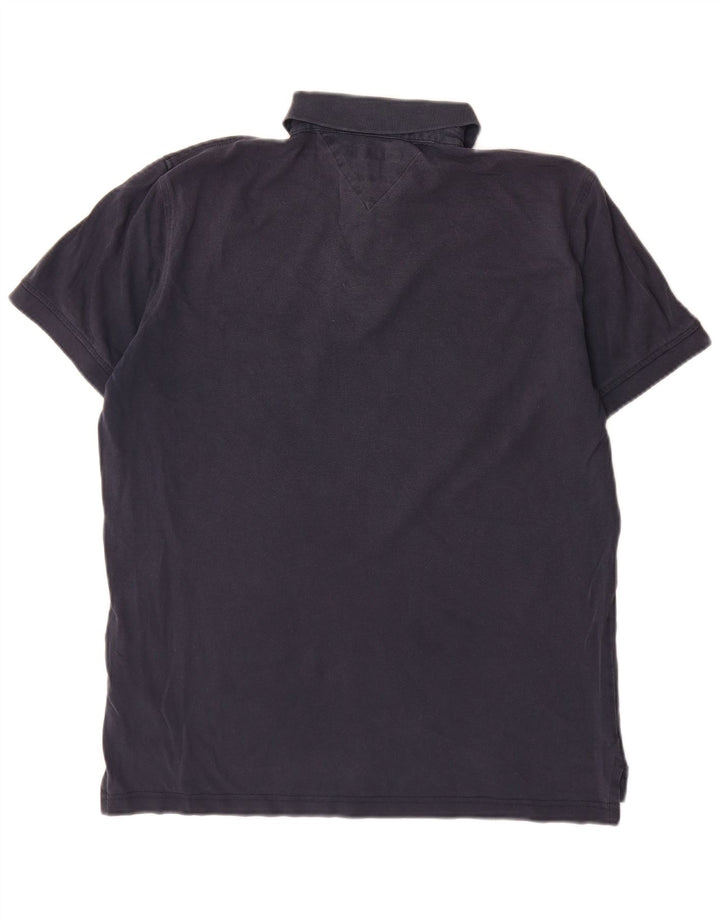 Polo da uomo vestibilità regolare Tommy Hilfiger blu navy medio