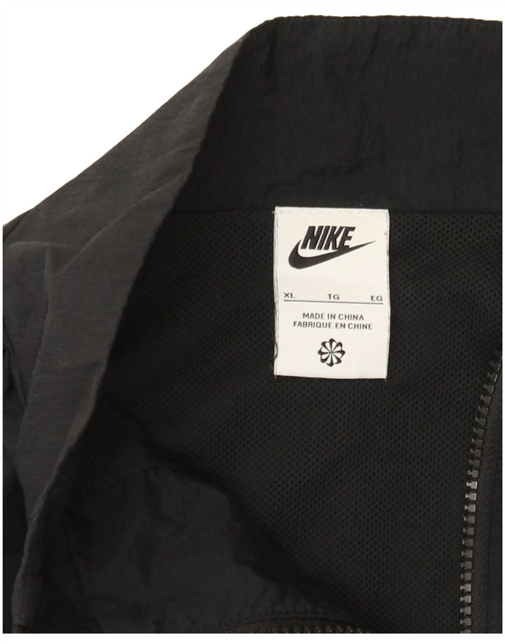 Giacca da ginnastica Nike da uomo con vestibilità ampia e grafica XL nera