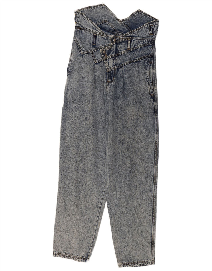 Jeans da donna a vita alta Bugle Boy W31 L32 cotone blu