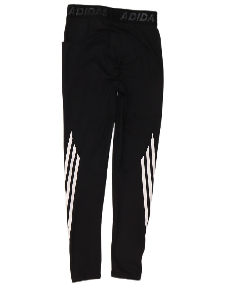 Leggings grafici da donna Adidas UK 8 piccoli neri