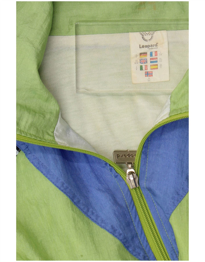 Giacca da tuta da uomo leopardata UK 38/40 Colorblock medio multicolore