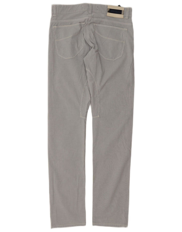 SIVIGLIA Pantaloni Casual Slim Uomo W31 L34 Cotone Gessato Blu