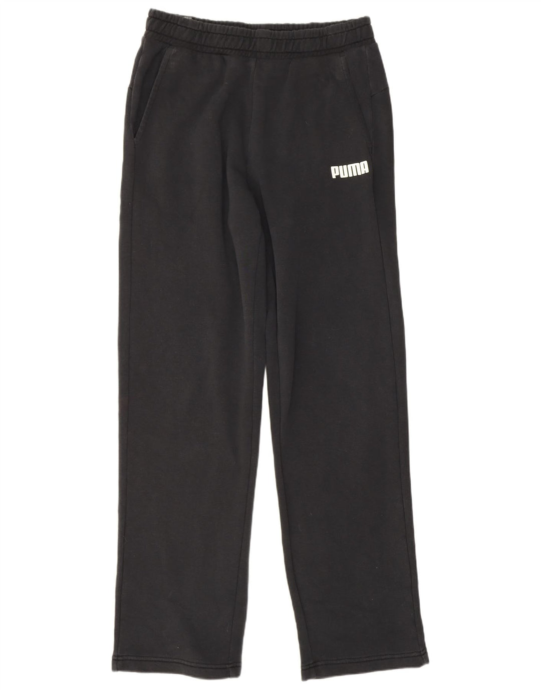 Pantaloni da tuta da uomo Puma in cotone nero medio