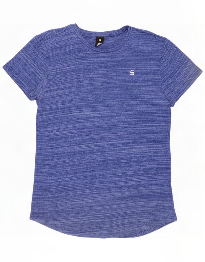 T-shirt da uomo G-Star Top in poliestere mélange blu medio