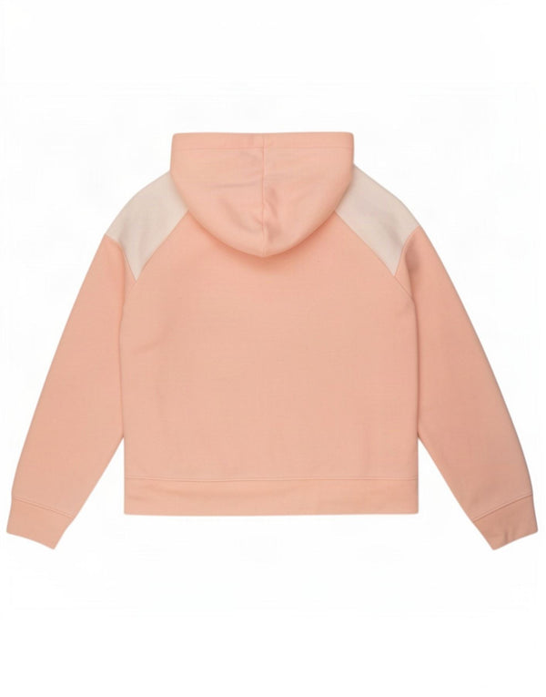 Felpa con cappuccio grafica per ragazze Jordan 13-14 anni XL in cotone color block rosa