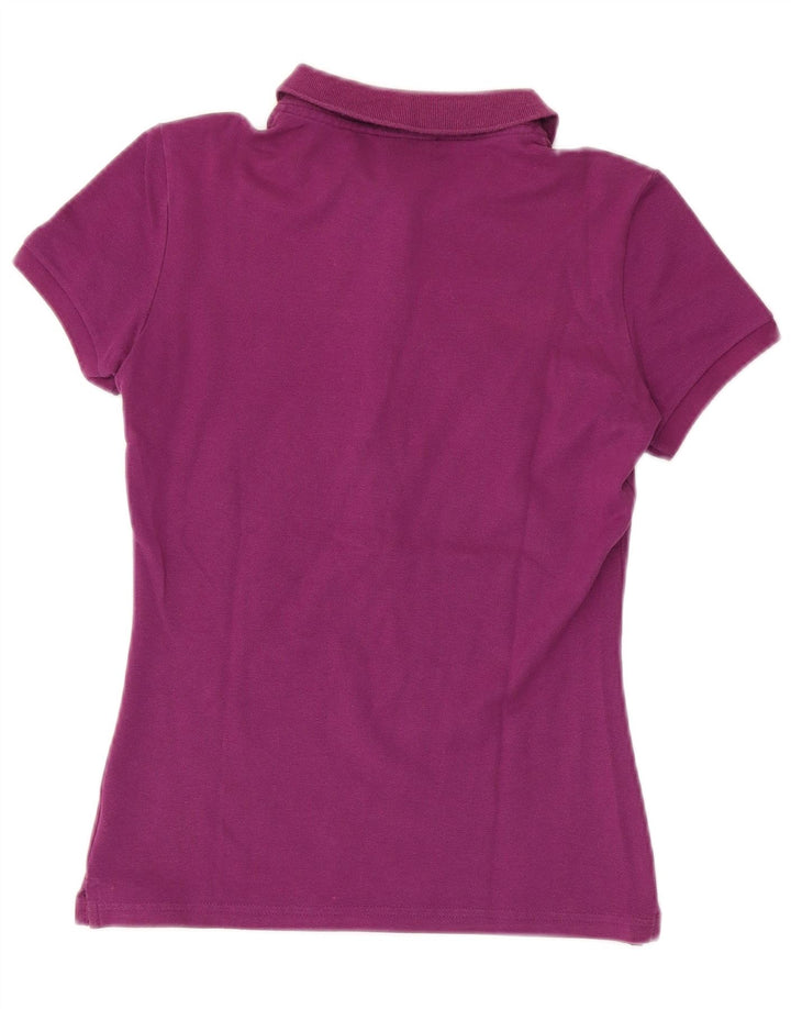 Polo da donna LACOSTE taglia 36 piccola in cotone viola