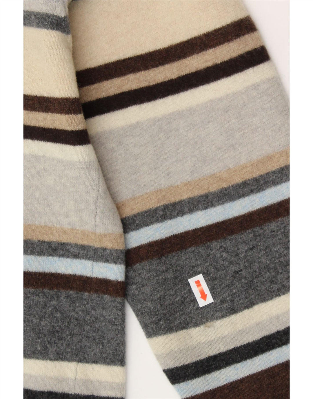 Maglione maglione girocollo da donna KAPPA UK 16 grandi righe multicolori