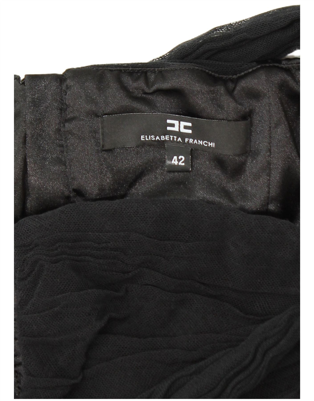 Abito Aderente Donna Elisabetta Franchi IT 42 Medio Nero Cotone