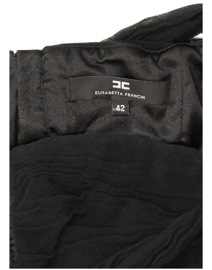 Abito Aderente Donna Elisabetta Franchi IT 42 Medio Nero Cotone