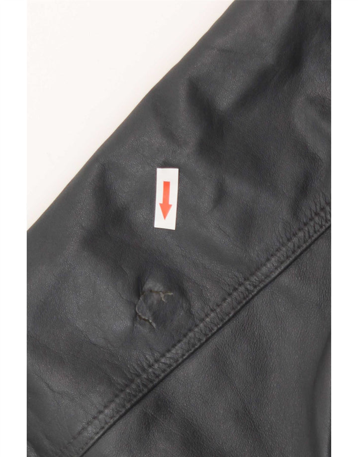 Giacca in pelle da uomo Fatigue UK 42 XL Grigia