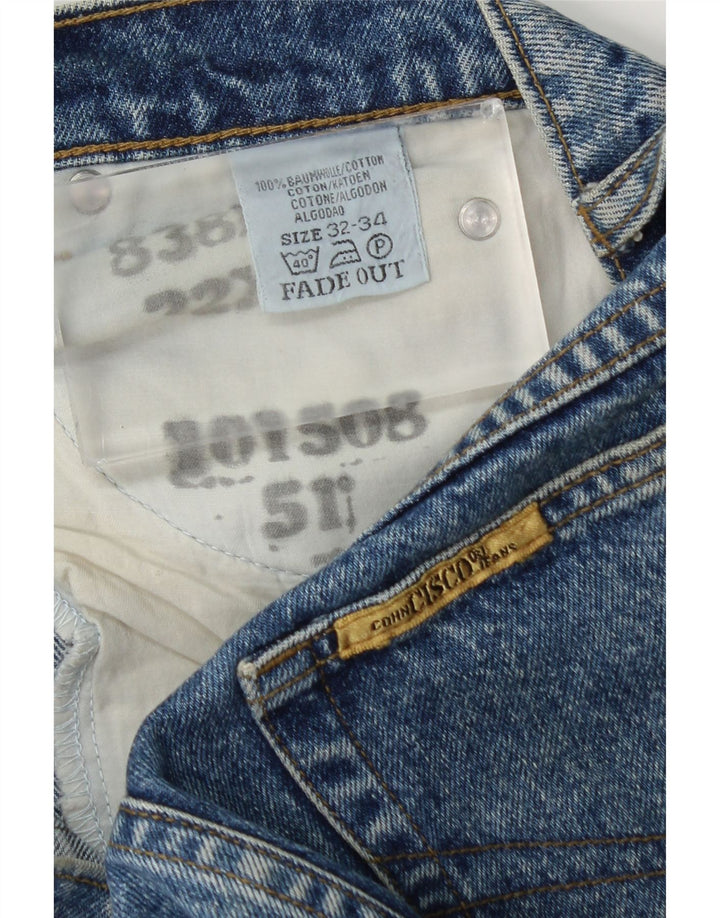 Jeans dritti da uomo Cohn Cisco W32 L32 cotone blu