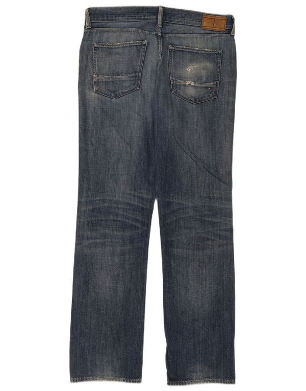 Tommy Hilfiger Uomo Mercer Regular Fit Jeans dritti W33 L32 Cotone Blu