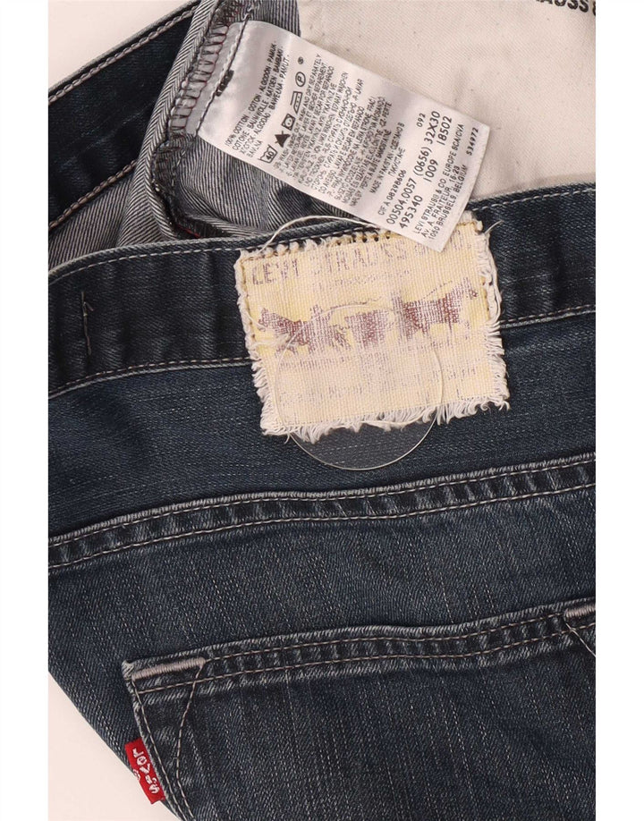 Levi's Uomo 504 Jeans dritti W32 L27 Cotone Blu