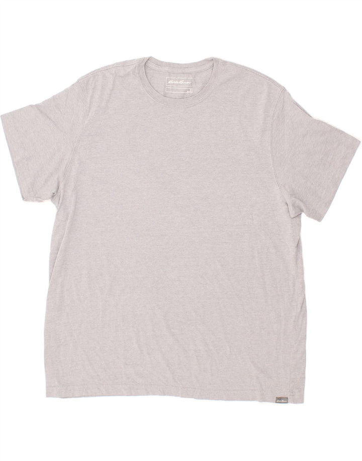 EDDIE BAUER Mens T-Shirt Top XL Grey Cotton Vintage Eddie Bauer and Second-Hand Eddie Bauer from Messina Hembry 