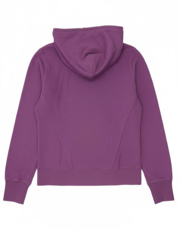 Felpa con cappuccio grafica Champion Heritage Classics da donna UK 10 Small Viola