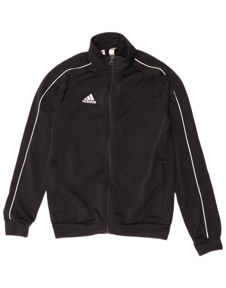 Giacca da tuta da ragazzo Adidas 11-12 anni in poliestere nero