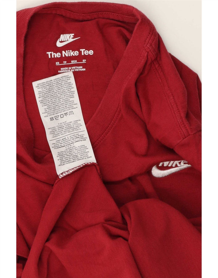 T-shirt da uomo Nike Top XS rossa in cotone