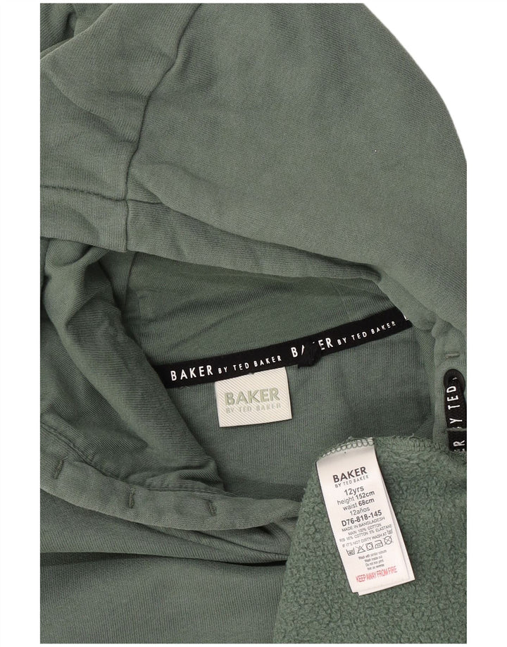 Maglione con cappuccio grafico per ragazze TED BAKER 11-12 anni in cotone verde