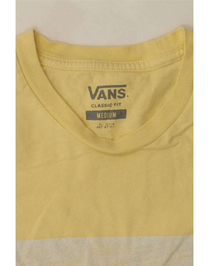 T-shirt grafica da uomo con vestibilità classica Vans, colore giallo medio
