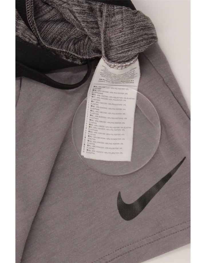 Pantaloncini sportivi Nike Dri Fit da uomo in viscosa grigio medio