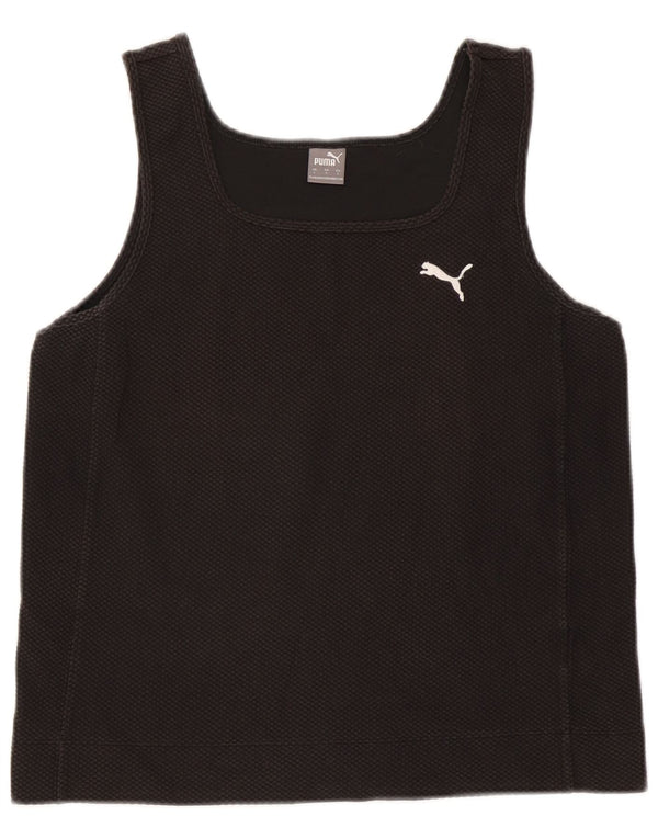 Canotta corta da donna Puma UK 14 grande nera