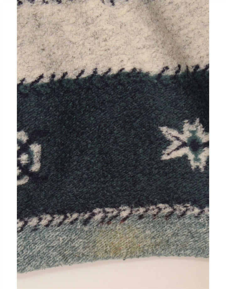 Maglione da uomo con collo con zip di Gigi 2XL Fair Isle multicolore