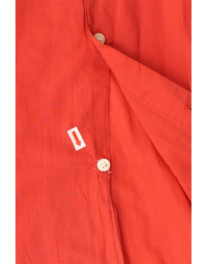Camicia da uomo Calvin Klein Jeans 2XL in cotone rosso