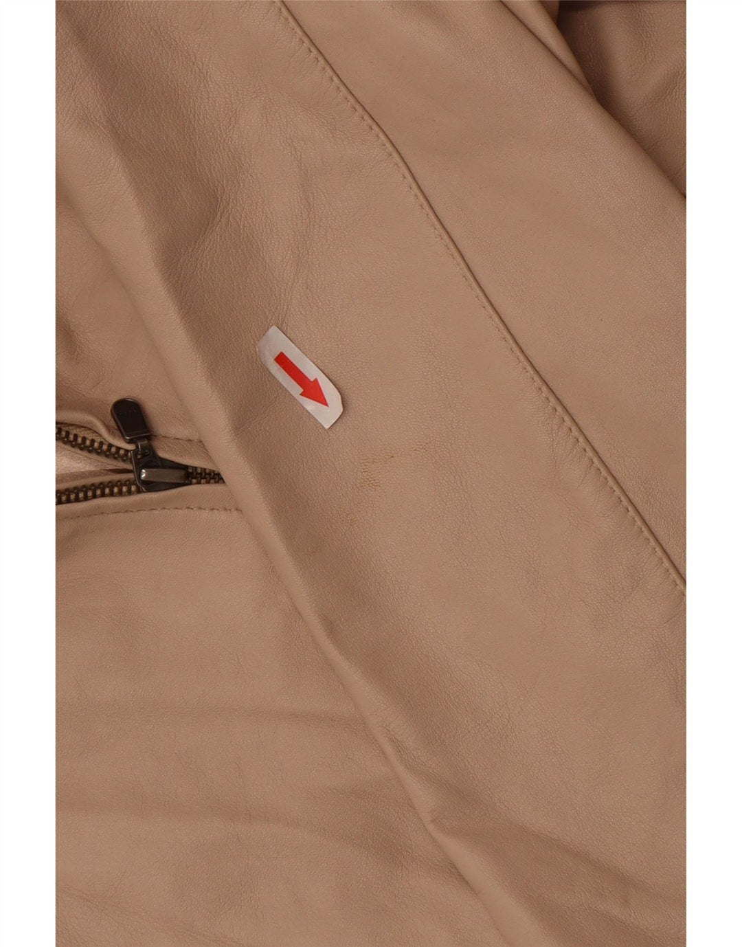 Giacca in pelle da donna Lakeland UK 12 Pelle beige media