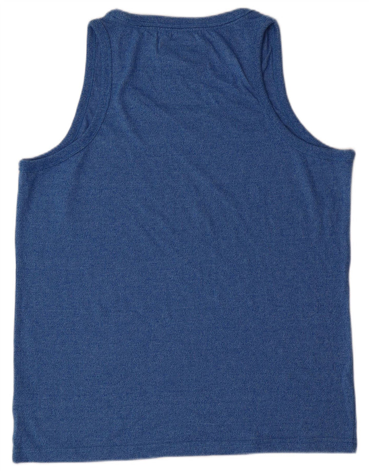 Canotta grafica da uomo SUPERDRY 2XL cotone blu