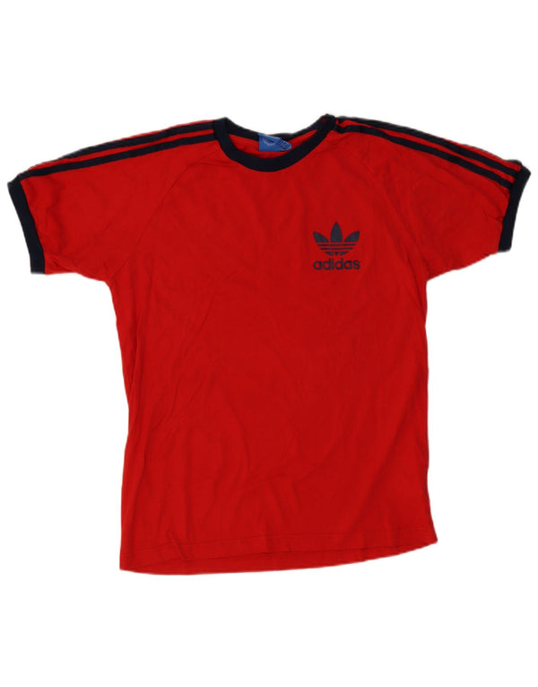 Maglietta ADIDAS da donna Top UK 16 grande rossa in cotone