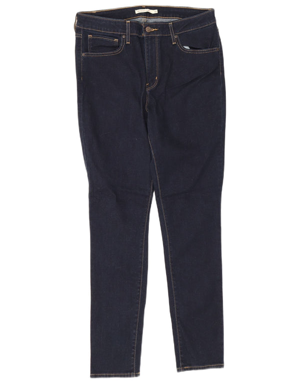 Jeans skinny a vita alta Levi's 721 da donna W32 L30 cotone blu navy