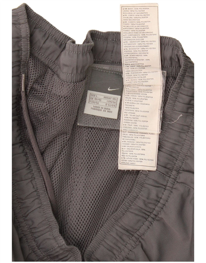 Pantaloni da tuta da uomo Nike Joggers grandi in poliestere grigio