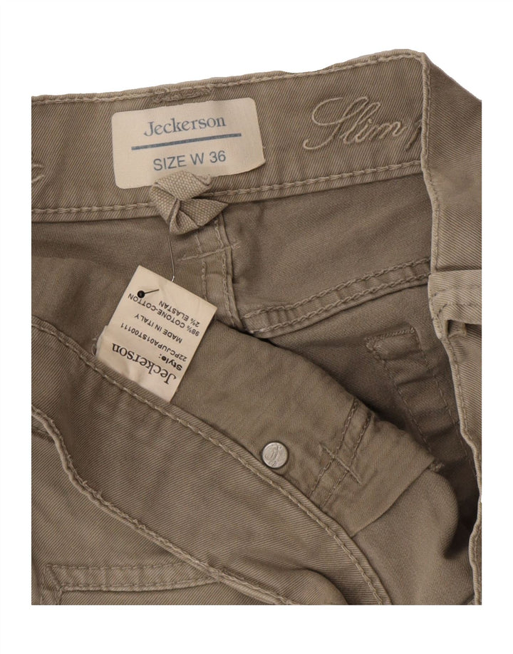 JECKERSON Womens Authentic High Rise Slim Jeans W36 L34 Grey Cotton Vintage Jeckerson and Second-Hand Jeckerson from Messina Hembry 