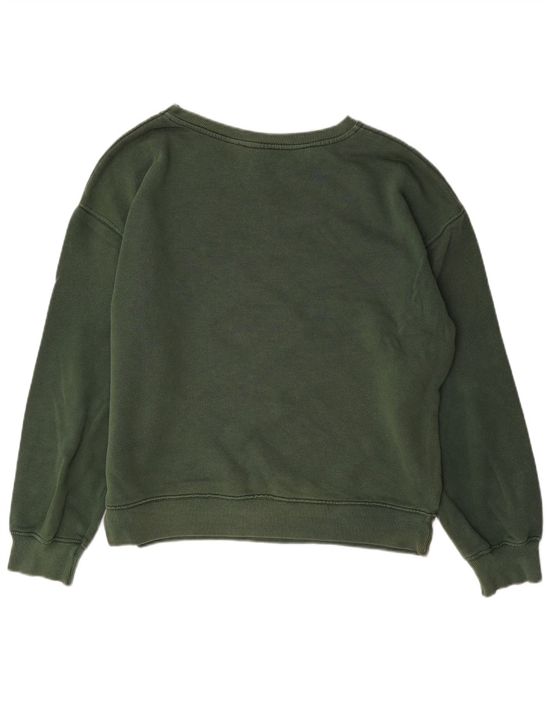 Felpa con grafica oversize ZARA da donna Harvard UK 14 verde medio