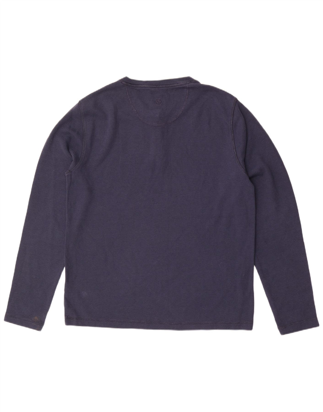 Top da uomo Fat Face a maniche lunghe XL in cotone blu navy