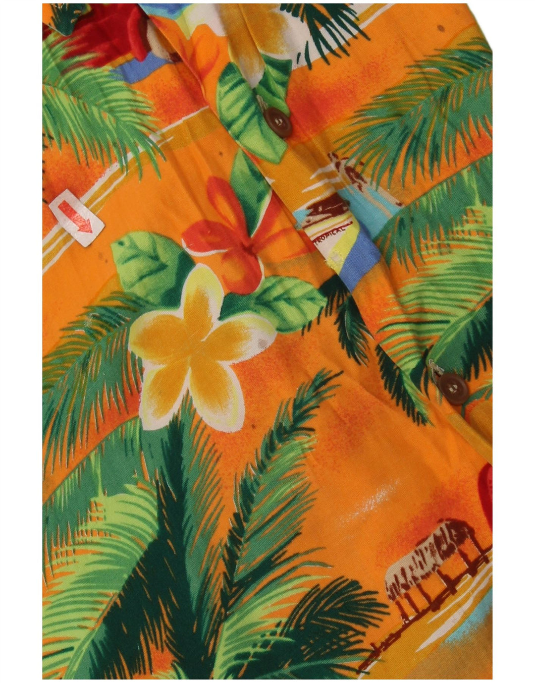 PETER ELLIOT Camicia a maniche corte da uomo Grande hawaiana floreale multicolore