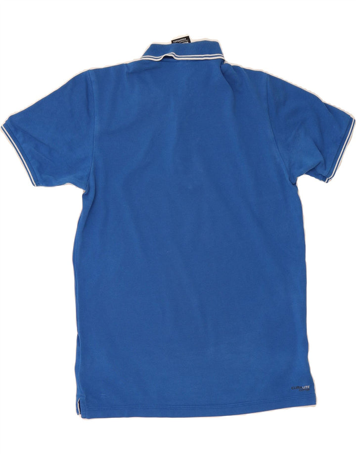 ADIDAS Mens Clima 365 Polo Shirt Medium Blue Cotton Vintage Adidas and Second-Hand Adidas from Messina Hembry 