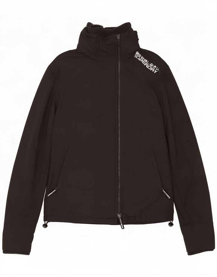 Giacca antipioggia da uomo Superdry UK 36 Small Black
