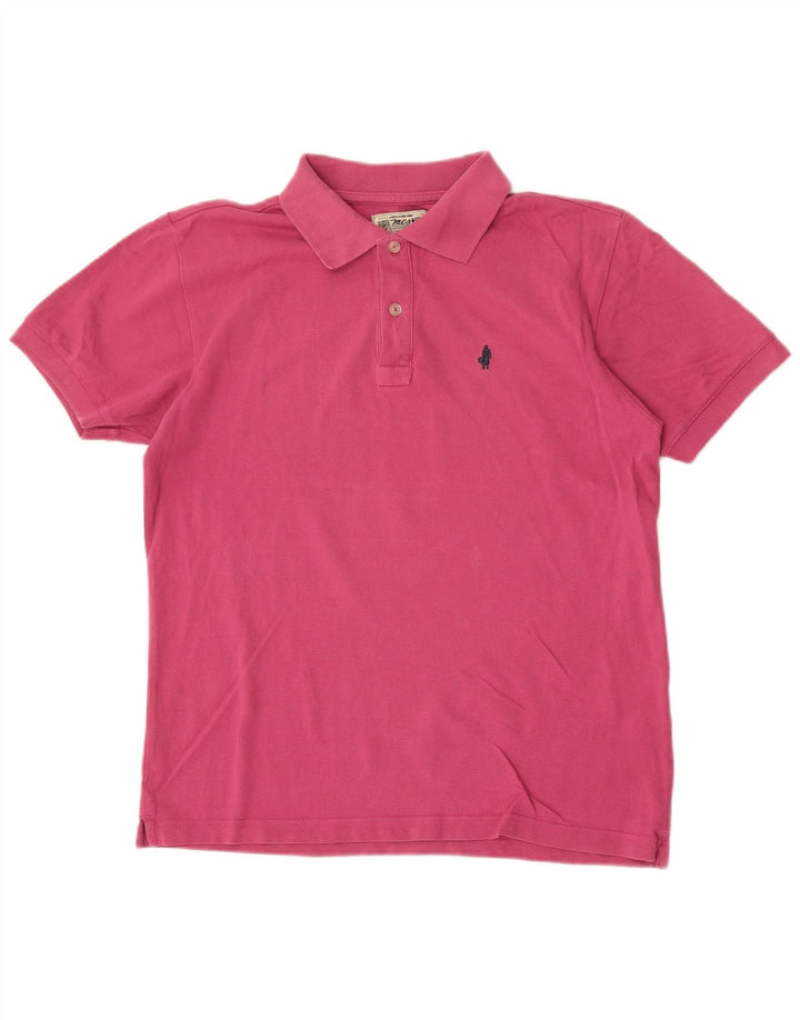Polo da uomo Marlboro Classics rosa medio