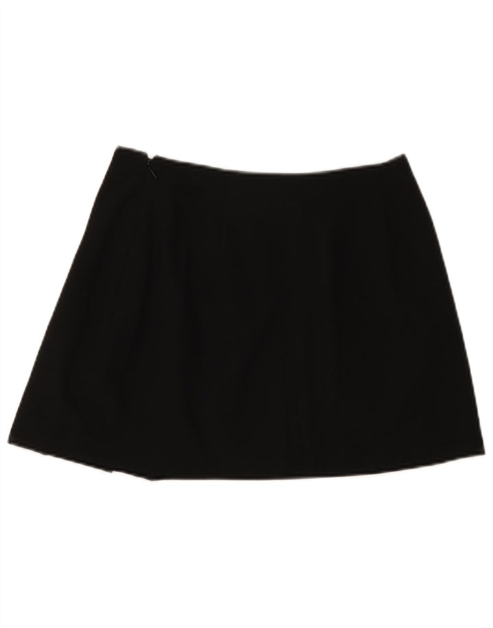 Minigonna Zara da donna piccola W26 poliestere nera