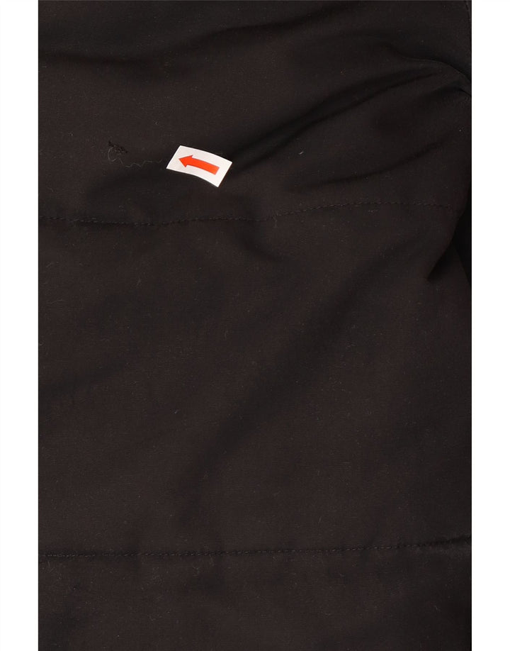 Giacca imbottita da donna con vestibilità ampia con cappuccio Superdry UK 10 Small Black Winter