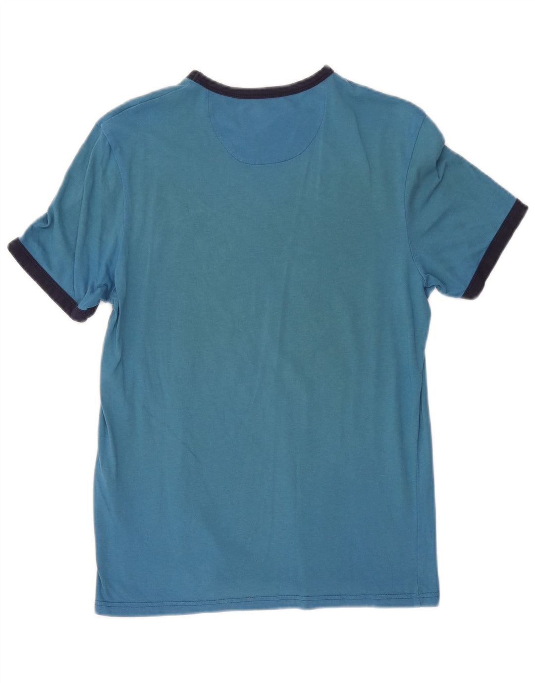 T-shirt da uomo Lyle & Scott Top piccola in cotone color block blu