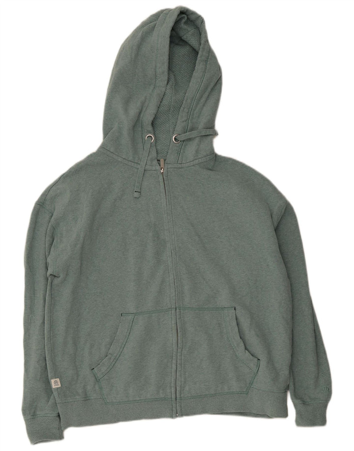 Maglione con cappuccio e zip da uomo Fat Face, grande cotone blu