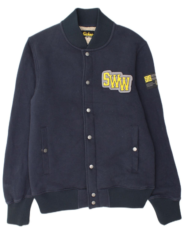 SNICKERS Giacca da lavoro da uomo Sherpa Varsity UK 38 Cotone medio blu navy