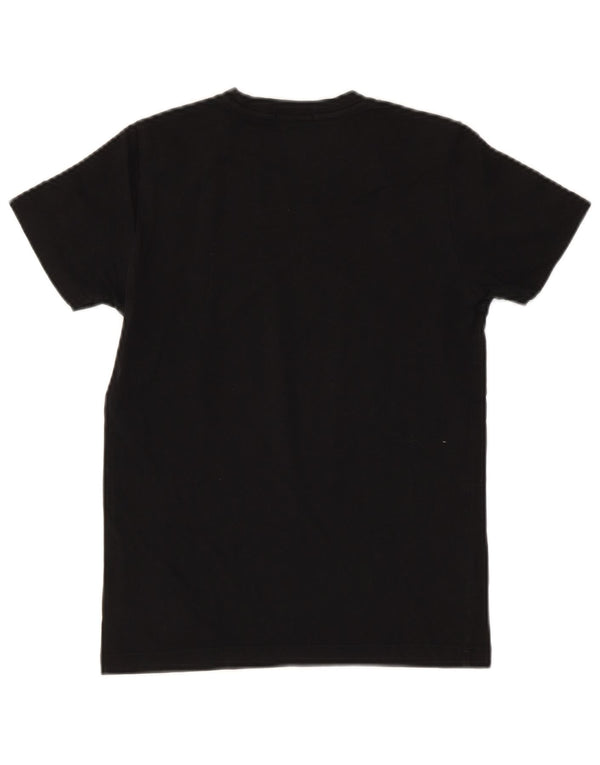 T-shirt grafica Replay per ragazzi 11-12 anni in cotone nero