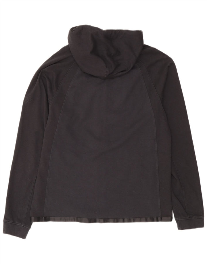 Felpa con cappuccio e zip Jordan da uomo in cotone medio blu navy