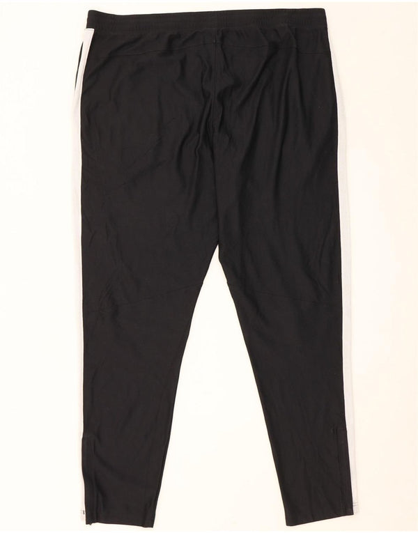 Under Armour Mens Tracksuit Trousers 2XL Black Colourblock