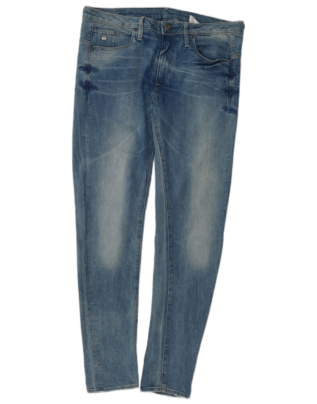Jeans skinny da donna G-STAR con vestibilità Boyfriend W27 L28 cotone blu
